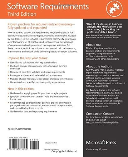 Software Requirements (Developer Best Practices),New