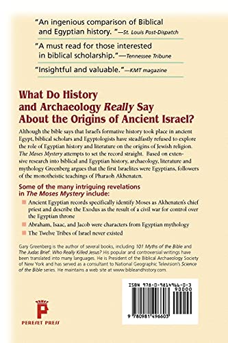 The Moses Mystery: The Egyptian Origins of the Jewish People,Used