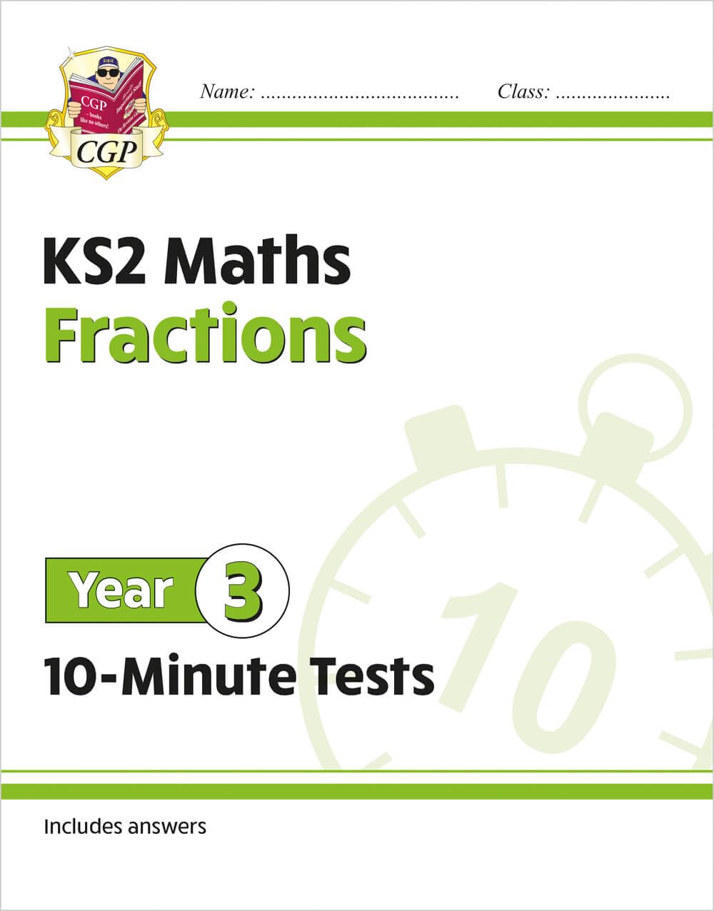 New KS2 Maths 10Minute Tests: Fractions  Year 3: ideal for catching up at home (CGP KS2 Maths),Used