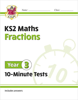 New KS2 Maths 10Minute Tests: Fractions  Year 3: ideal for catching up at home (CGP KS2 Maths),Used