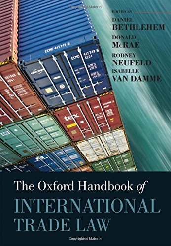The Oxford Handbook Of International Trade Law (Oxford Handbooks),Used