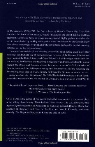 Hitler s UBoat War: The Hunted, 19421945 (Modern Library War)