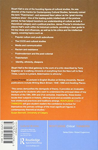 Stuart Hall (Routledge Critical Thinkers),Used