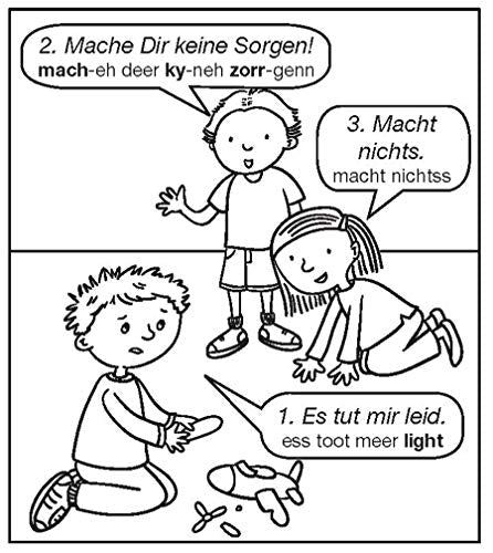 Color & Learn Easy German Phrases for Kids (Dover Little Activity Books: Language),New