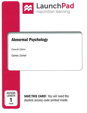 Launchpad For Abnormal Psychology (1Term Access)