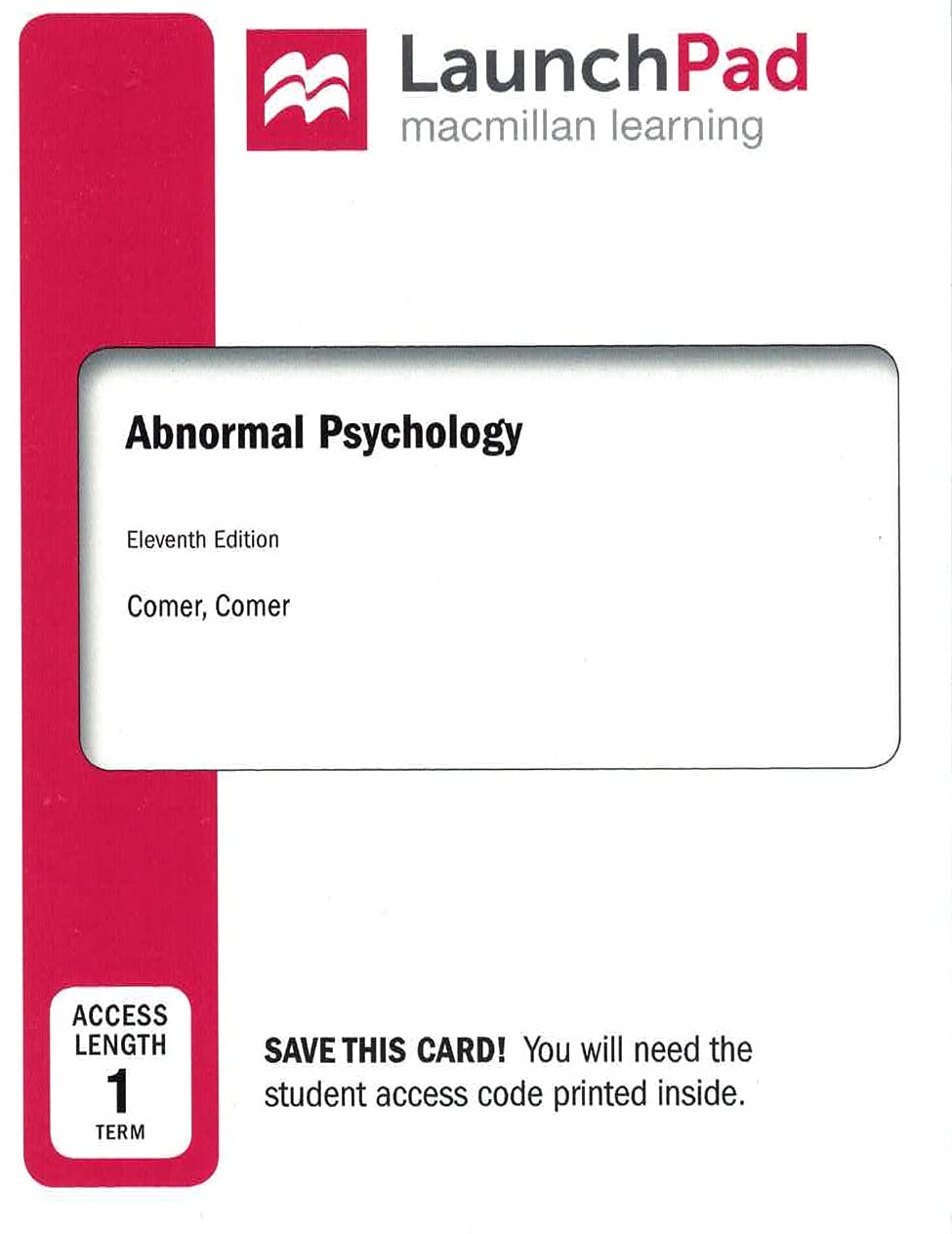 Launchpad For Abnormal Psychology (1Term Access)