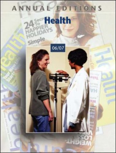 Annual Editions: Health 06/07,Used