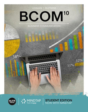 BCOM (with MindTap, 1 term Printed Access Card) (MindTap Course List),Used