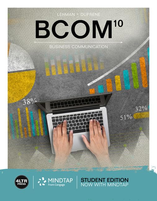 Bcom (With Mindtap, 1 Term Printed Access Card) (Mindtap Course List)
