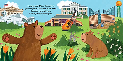 I Love You as Big as Tennessee: A Sweet Love Board Book for Toddlers, the Perfect Mother's Day, Father's Day, or Shower Gift!,Used