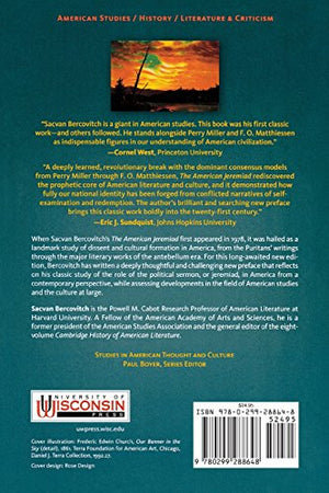 The American Jeremiad (Studies in American Thought and Culture),Used