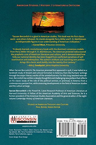 The American Jeremiad (Studies in American Thought and Culture),Used