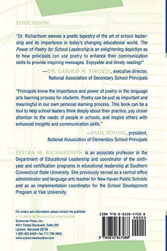 The Power of Poetry for School Leadership; Leading With Attention and Insight,Used