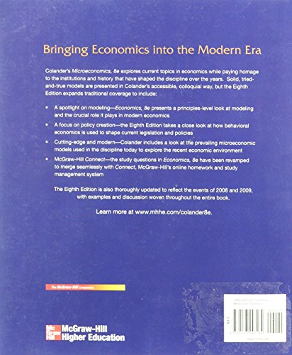 Microeconomics (The Mcgrawhill Series in Economics),New