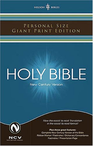The Holy Bible: New Century Version Personal Size Giant Print,New