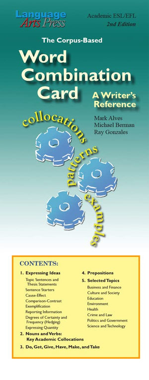 The Word Combination Card: A Writer's Reference  2nd Ed.,Used