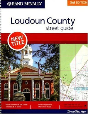 Rand McNally 3rd Edition Loudoun County street guide,Used