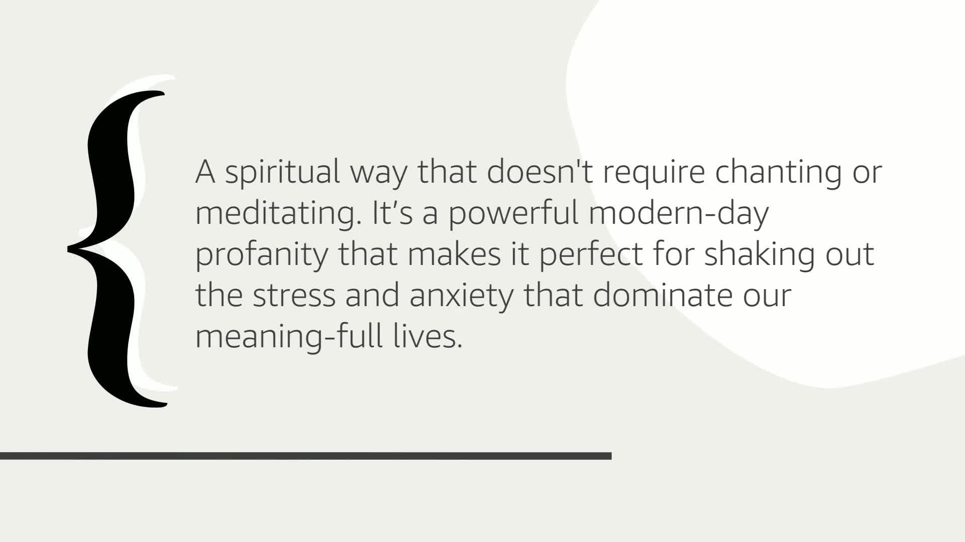 F**k It: The Ultimate Spiritual Way,Used