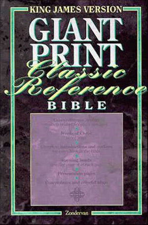 Giant Print Classic Reference Bible,Used