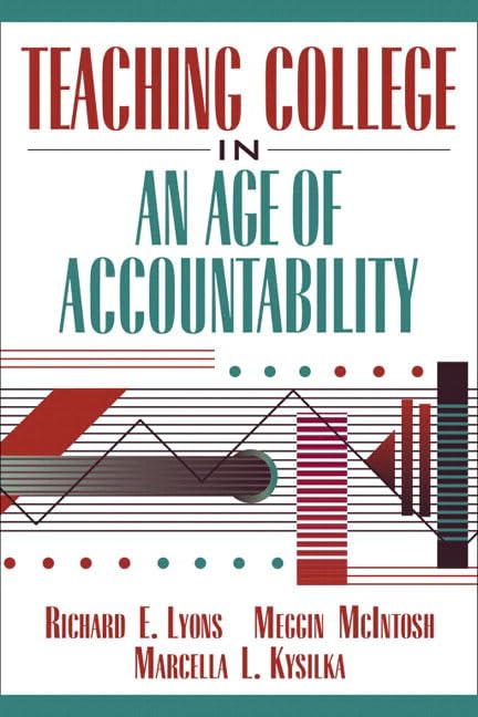 Teaching College in an Age of Accountability,Used