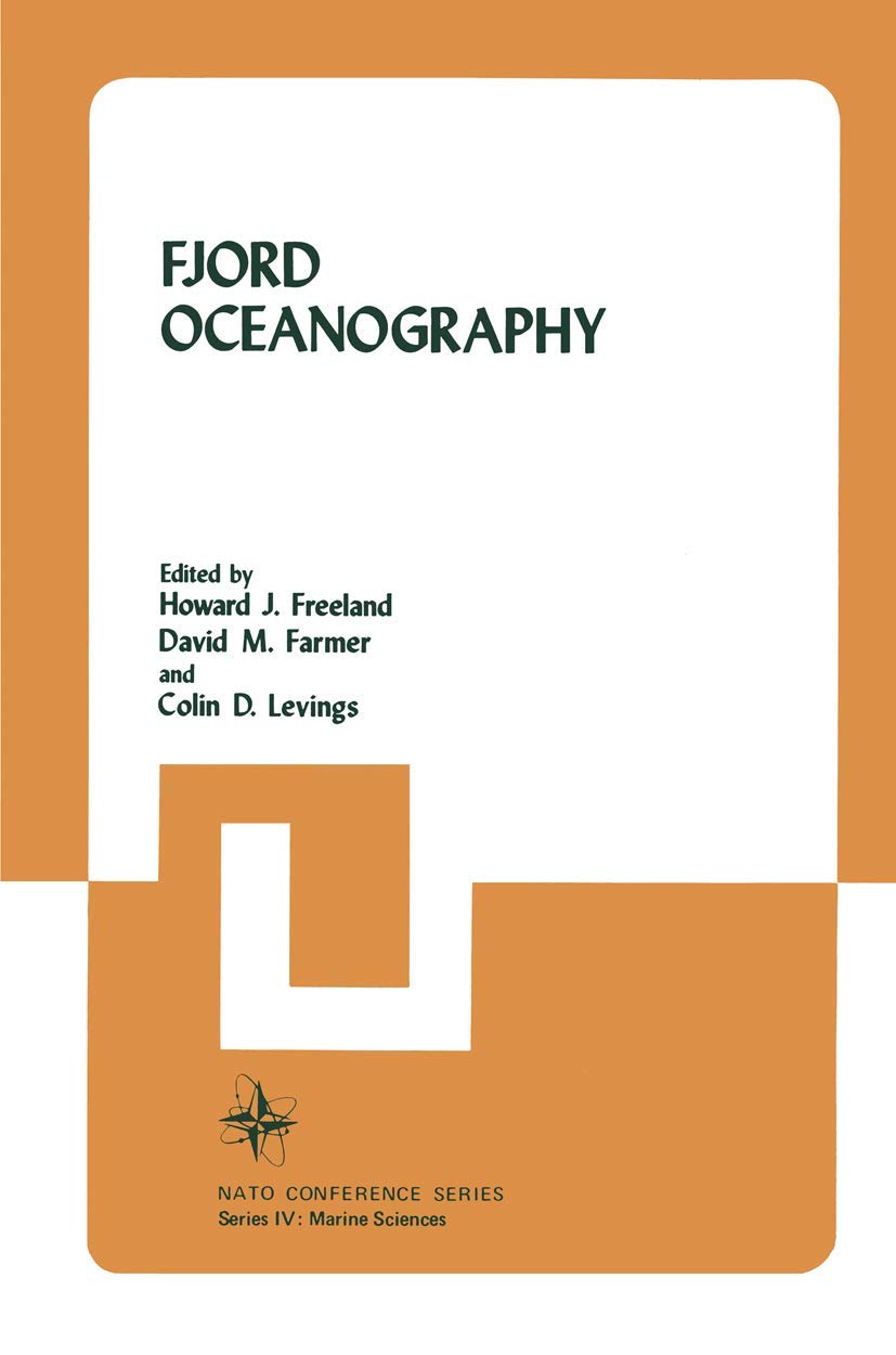 Fjord Oceanography (Nato Conference Series, 4),Used