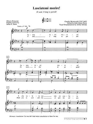 26 Italian Songs And Arias: An Authoritive Edition Based On Authentic Sources [Medium / High] (Italian And English Edition),New