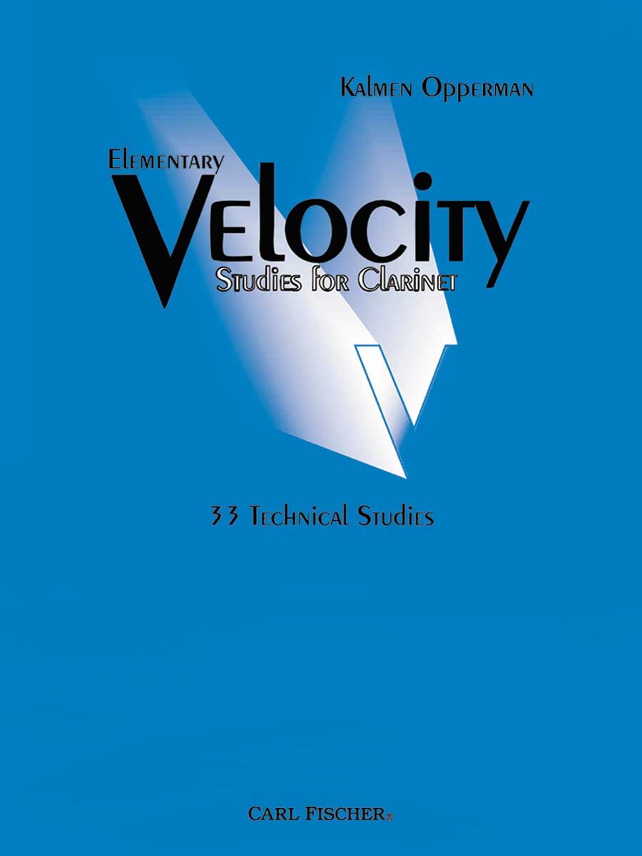 O5432  Elementary Velocity Studies for Clarinet,New