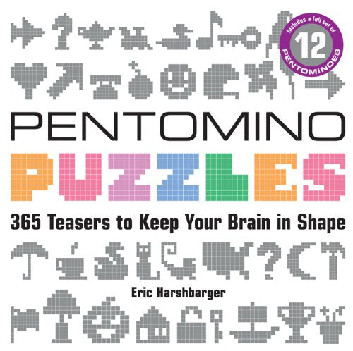 Pentomino Puzzles: 365 Teasers to Keep Your Brain in Shape,Used