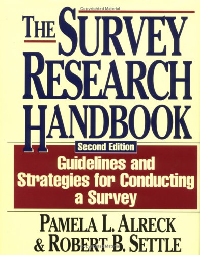 The Survey Research Handbook,Used