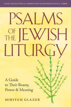 Psalms Of The Jewish Liturgy: A Guide To Their Beauty, Power, And Meaning,New