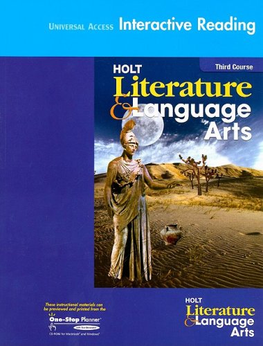 Literature and Language Arts, Grade 9 Universal Access Interactive Reader: Holt Literature and Language Arts California,Used