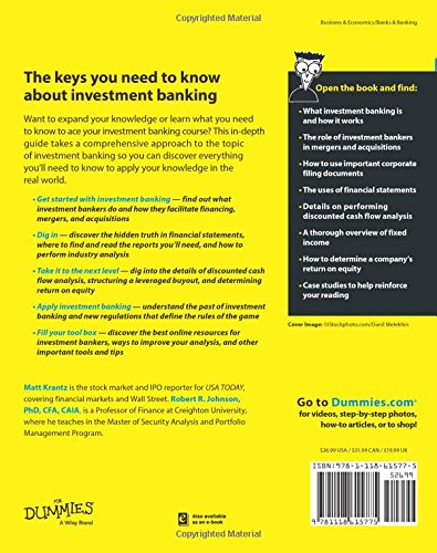 Investment Banking For Dummies
