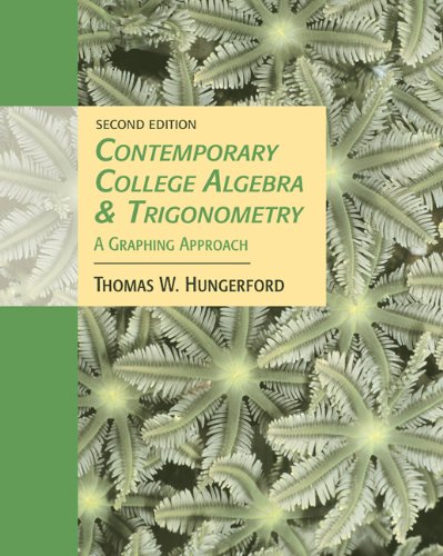 Contemporary College Algebra and Trigonometry: A Graphing Approach (with CDROM and iLrn Tutorial),Used