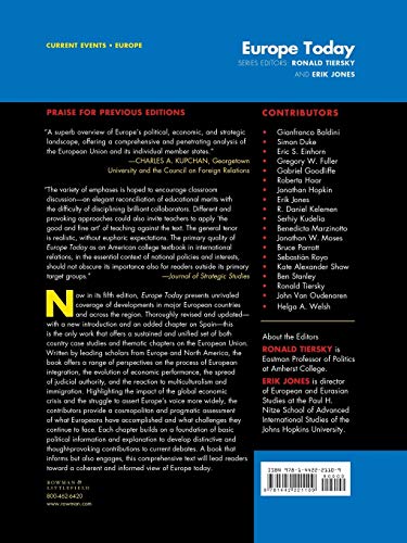 Europe Today: A Twentyfirst Century Introduction,Used