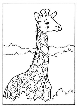 Little Zoo Animals Coloring Book (Dover Little Activity Books: Animals),Used