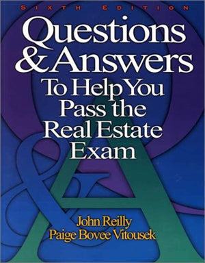 Questions & Answers to Help You Pass the Real Estate Exam,Used