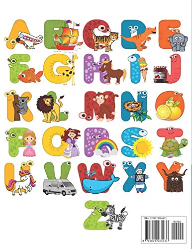 Letter Tracing for Preschoolers: Handwriting Practice Alphabet Workbook for Kids Ages 35, Toddlers, Nursery, Kindergartens, Hom,Used