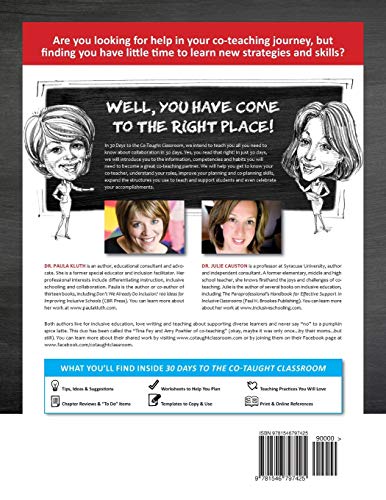 30 Days To The Cotaught Classroom: How To Create An Amazing, Nearly Miraculous & Frankly Earthshattering Partnership In One Mo
