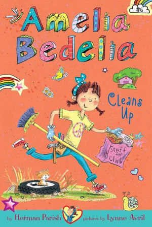 Amelia Bedelia Chapter Book #6: Amelia Bedelia Cleans Up,Used