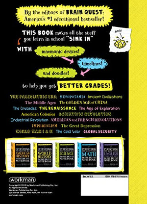 Everything You Need To Ace World History In One Big Fat Notebook: The Complete Middle School Study Guide (Big Fat Notebooks),Used