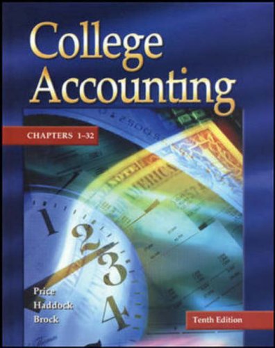 Update Edition of College Accounting  Student Edition Chapters 132 w/ NT & PW,Used