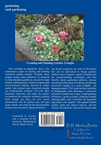 Creating And Planting Garden Troughs