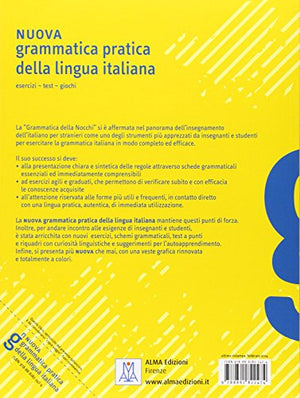 Nuova Grammatica Pratica Della Lingua Italiana (Esercizi, Test, Giochi E Soluzioni)  A1/B2,New