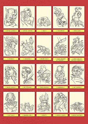 Marvel: The Amazing 1000 DottoDot Book (Numbers will be small),Used