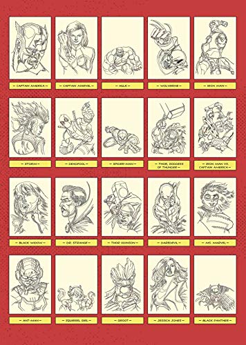 Marvel: The Amazing 1000 DottoDot Book (Numbers will be small),Used