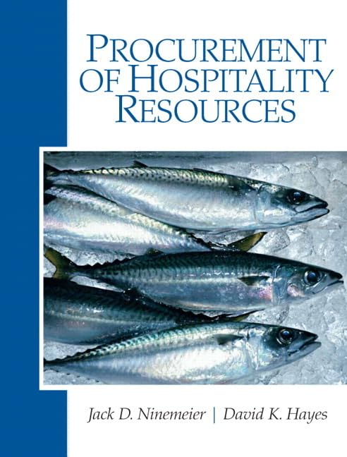 Procurement of Hospitality Resources,New