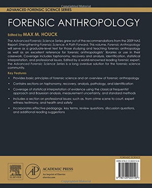 Forensic Anthropology (Advanced Forensic Science Series),Used