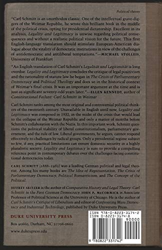 Legality and Legitimacy,New