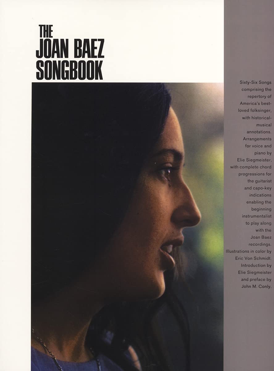 The Joan Baez Songbook: P/V/G Folio Piano, Vocal And Guitar Chords,New