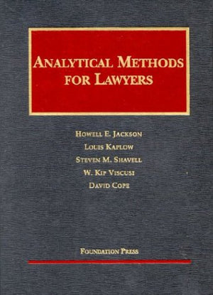 Analytical Methods for Lawyers 2003 (University Casebook Series),Used